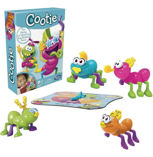 Hasbro Gaming Cootie Mixing And Matching Bug-building Kids G