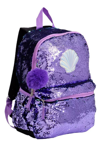 Mochila Bolsa Costas Escolar Passeio C/ Paete- Sereia - Clio