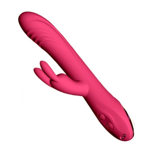 Vibrador Doble De Conejo Con Cargador Usb.