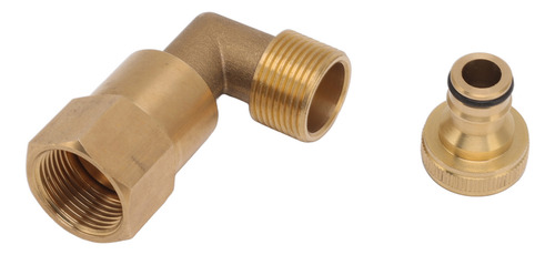 Adaptador De Codo De Manguera De Jardín De Latón De 90 Grado