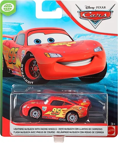 Coche De Juguete Disney Cars, El Rayo Mcqueen, Escala 1:55