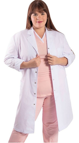 Imagen 4 de 6 de Guardapolvo Medico De Arciel Blanco - Uniformes Presente!