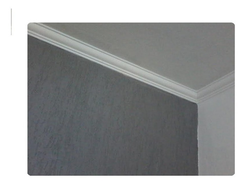 Moldura Rodateto Isopor C/ Acabamento Massa Mod 15 - 7 Mts