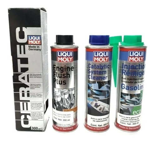 Kit Liqui Moly 2 Ceratec  2 Oil System Limpiador Interno Mot