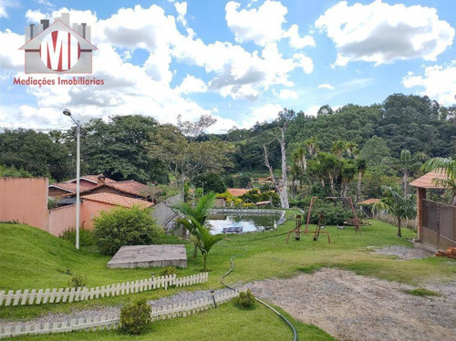 Chácara Maravilhosa Com 03 Dormitórios, Piscina, Espaço Gourmet, Pomar, Lago, À Venda, 4500 M² Por R$ 530.000 - Zona Rural - Pinhalzinho/sp - Ch0919