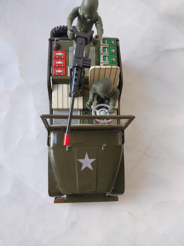 Brinquedo De Lata Gipe Militar T.n Japonês - Não Funciona (Usado)
