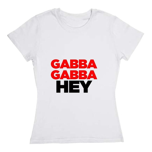 Playera Mujer Ramones - Gabba Gabba Hey