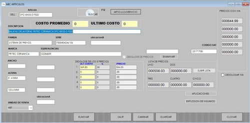 Scota Software De Control Interno Para Taller Automotriz