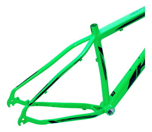 Quadro Bicicleta Spotlight Aro 29 Alumínio Mtb - Krw Cor Verde/preto