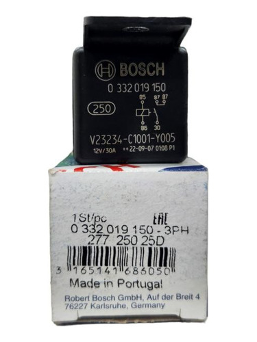 Rele 5 Patas 12v 30a Bosch Original Somos Tienda