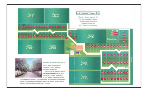 Lote Terreno 46 En Venta. Barrio La Cañada Polo Club. Luján.