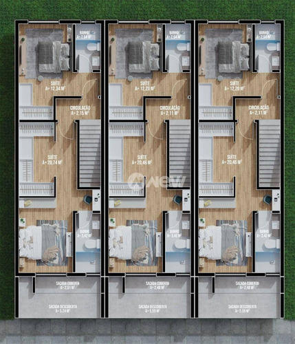 Imagem 3 de 8 de Casa Com 2 Suítes À Venda, 116 M² Por R$ 395.000 - 25 De Julho - Campo Bom/rs - Ca3972