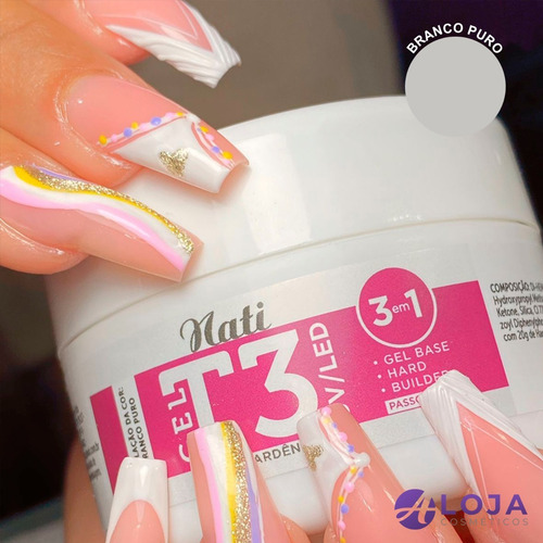 Kit Alongamento Nati - 9 Itens - Gel T3 - Profissional
