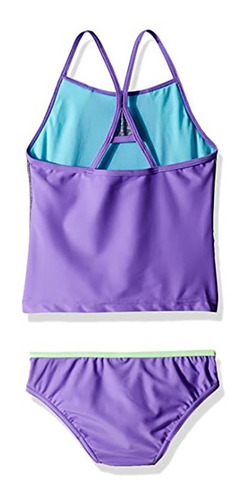 Imagen 3 de 7 de Traje De Baño Para Niñas Heather Splice Tankini