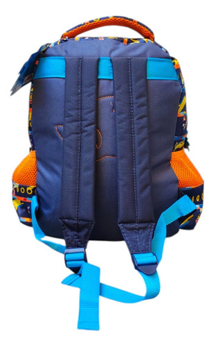 Mochila Infantil Ginga Kinder Sonic Go Fast3d Azul Azul