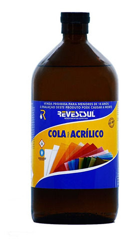 Cola Rev-500 Acrílico Revestsul 1 Litro