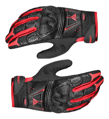 Guantes Táctiles Y Tácticos Para Motociclismo Motowolf 0304