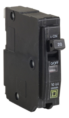 Imagen 1 de 1 de Interruptor Termomagnético Qow 1p 20a Schneider Qow120