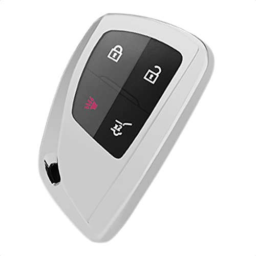 Tpu Silver Smart Key Fob   Compatible With Buick Ave...