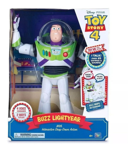 Buzz Lightyear Toy Story 4 Cae Por Tu Voz Muñeco Next Point 