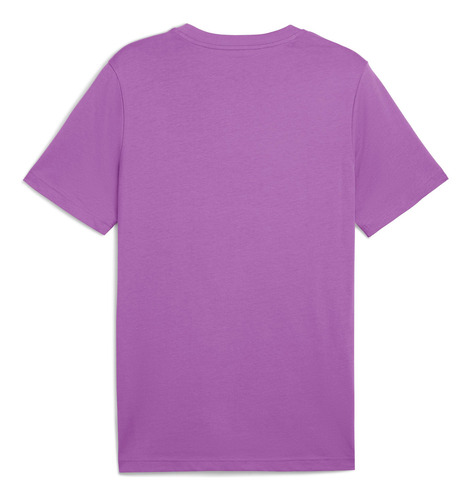 Playera Puma Ess 2 Color Small No. 1 Logo Tee Hombre, Morado