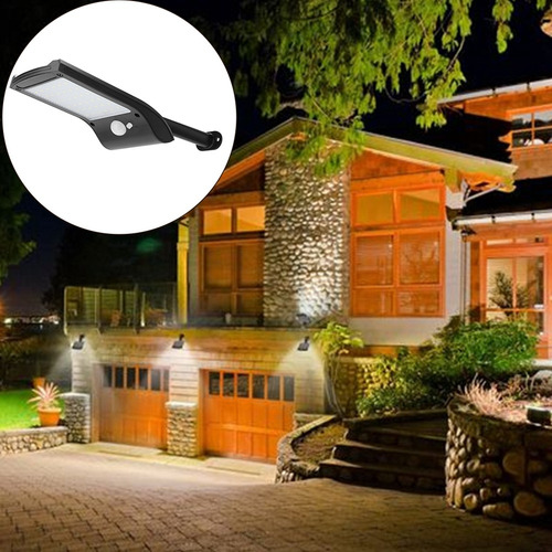 Luz Con Sensor De 36 Led, Impermeable, Para Jardín, Patio, F