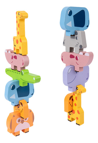 Juguete Educativo J Balance Stacking Blocks Que Desarrolla 5