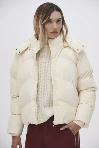 Campera Puffer Capucha Claus Mujer Sweet
