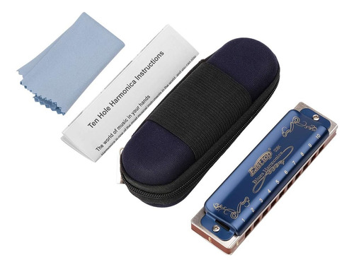Easttop Professional H Blues Key Of E 10 Agujeros 20 To...