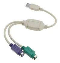 Comprar Adaptador Ficha Ps2 Hembra A Usb Macho - Para Teclado Mouse