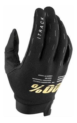 Guantes Itrack Black 100% Motocross Enduro