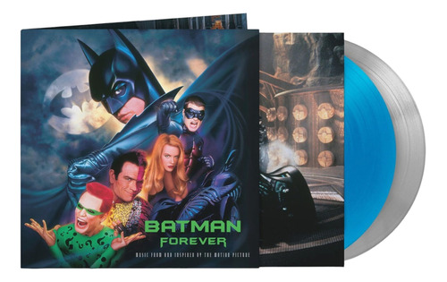 Batman Forever Soundtrack U2 2 Lp Blue Silver Vinyl