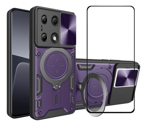 Funda Para Poco M6 Pro 4g / Redmi Note 13 Pro 4g + Mica 9d