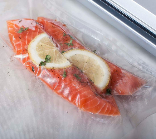 Imagen 2 de 3 de Bolsas Gofradas Para Envasado Vacio No Sous Vide- 50x30 Cm
