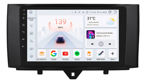 Estéreo Carplay 2+32g Para Mercedes-benz Smart Fortwo2011-15