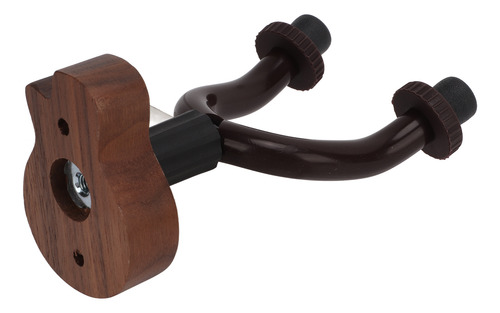 Colgador De Pared Para Guitarra, Color Nogal Negro, Soporte
