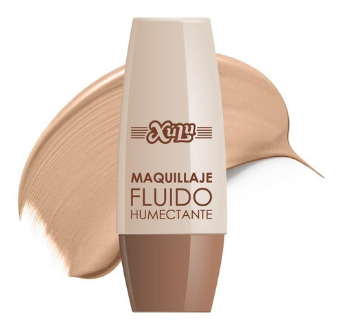 Maquillaje Fluido Humectante En Pomo Xúlu Cosméticos Z171