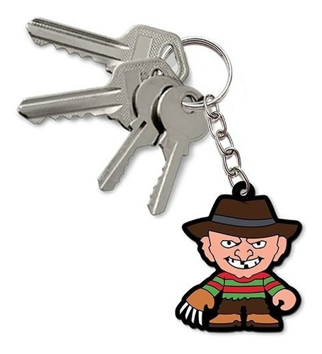 Imagem 2 de 2 de Chaveiro Geek Nerd Terror Freddy Krueger