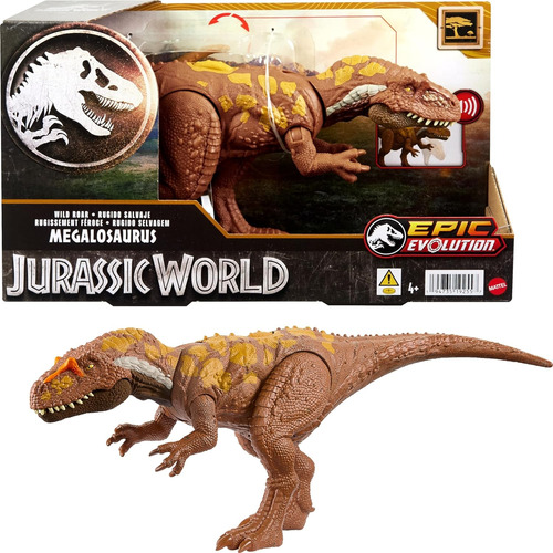 Jurassic World Dinosaurio Megalosaurus Wild Roar