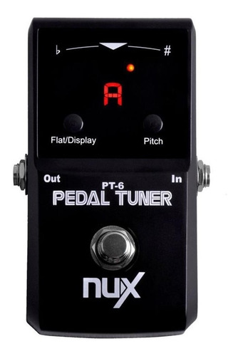 Pedal Nux Tuner Pt6 Afinador Open Music Br