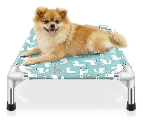 Cama Elevada Para Perros Pequeños, Uso En Interiores Y Ext.