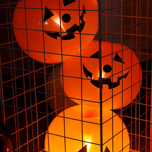 Globos De Calabaza Con Luces Led Brillantes Para Césped De
