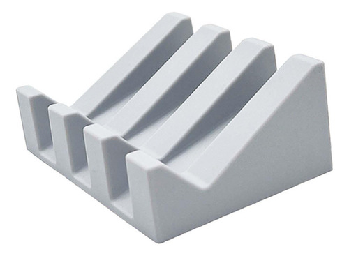 2 X 2 Jaboneras Para Baño, Bandeja De Drenaje De Agua, Gris