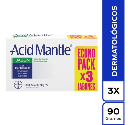 Tripack Acid Mantle Soap X 90gr Co