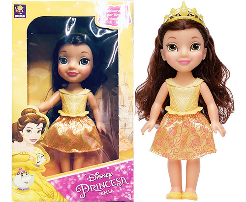 Imagen 2 de 6 de Figura Bella Princesa 30cm Original Disney New 6365 Bigshop