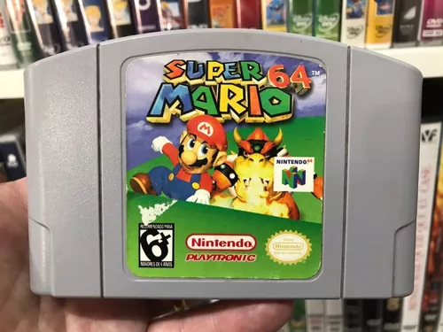 N64 - Nintendo 64 - Cartucho - Fita - Jogo Super Mario