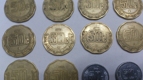 Set 45 Monedas 50 Centavos Desde 1964 A 2023 (Usado)