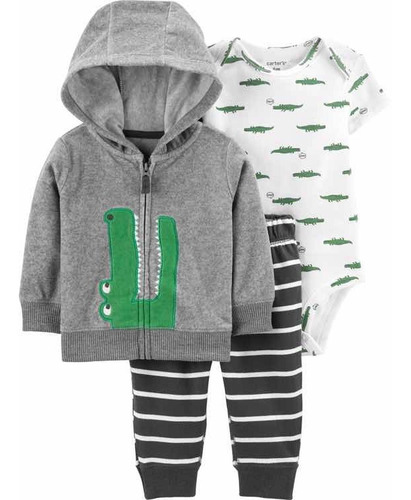 Set De Tres Piezas Marca Carters Bebés Y Niños (as)