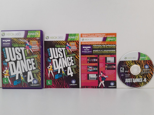 Just Dance 4 Completo Xbox 360 Midia Física Original