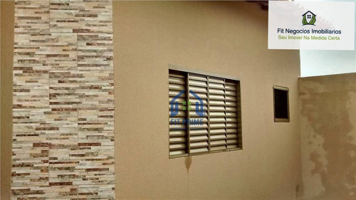 Casa Com 3 Dormitórios À Venda, 70 M² Por R$ 210.000,00 - Jardim Caetano Ii - São José Do Rio Preto/sp - Ca0746
